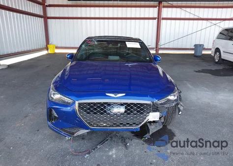2019 Genesis G70 3.3T Advanced из США, поврежденный, VIN KMTG34LE5KU025171